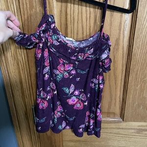 Hollister cold shoulder top